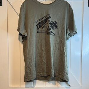Life Is Good Olive Graphic Short-Sleeve Tee